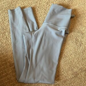 High-Waisted Blue Leggings